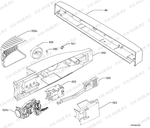 Взрыв-схема холодильника Aeg Electrolux S45320KG - Схема узла Diffusor